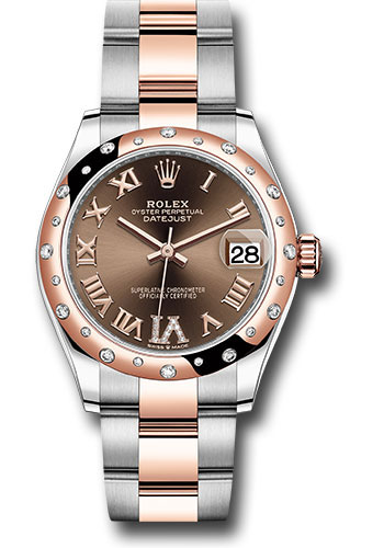 Rolex Watches - Datejust 31 Steel and Everose Gold - 24 Dia Bezel - Oyster - Style No: 278341RBR chodr6o