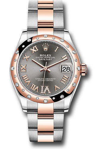 Rolex Watches - Datejust 31 Steel and Everose Gold - 24 Dia Bezel - Oyster - Style No: 278341RBR dkrhdr6o