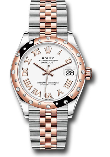 Rolex Watches - Datejust 31 Steel and Everose Gold - 24 Dia Bezel - Jubilee - Style No: 278341RBR wrj