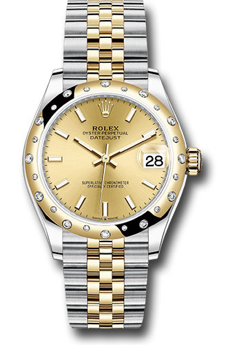 Rolex Watches - Datejust 31 Steel and Yellow Gold - 24 Dia Bezel - Jubilee - Style No: 278343 chij