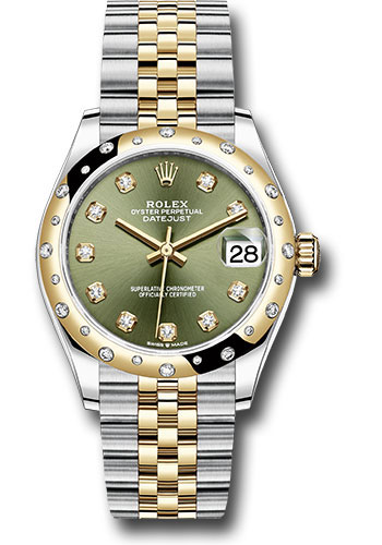 Rolex Watches - Datejust 31 Steel and Yellow Gold - 24 Dia Bezel - Jubilee - Style No: 278343 ogdj