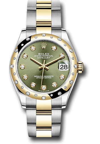 Rolex Watches - Datejust 31 Steel and Yellow Gold - 24 Dia Bezel - Oyster - Style No: 278343 ogdo