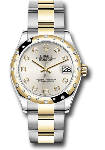 Rolex Watches - Datejust 31 Steel and Yellow Gold - 24 Dia Bezel - Oyster - Style No: 278343 sdo