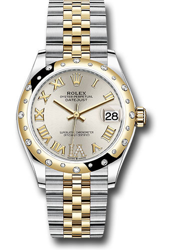 Rolex Watches - Datejust 31 Steel and Yellow Gold - 24 Dia Bezel - Jubilee - Style No: 278343 sdr6j