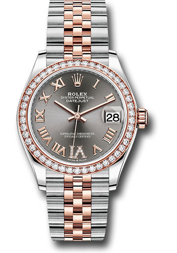 Rolex Watches - Datejust 31 Steel and Everose Gold - 46 Dia Bezel - Jubilee - Style No: 278381RBR dkrhdr6j