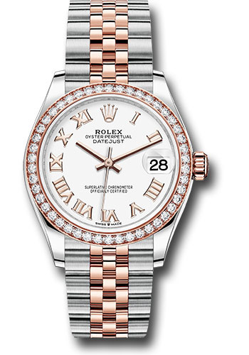 Rolex Watches - Datejust 31 Steel and Everose Gold - 46 Dia Bezel - Jubilee - Style No: 278381RBR wrj