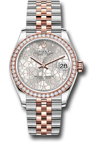 Rolex Watches - Datejust 31 Steel and Everose Gold - 46 Dia Bezel - Jubilee - Style No: 278381rbr sflomdj