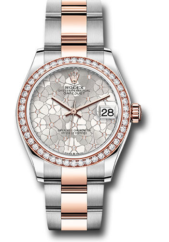 Rolex Watches - Datejust 31 Steel and Everose Gold - 46 Dia Bezel - Oyster - Style No: 278381rbr sflomdo