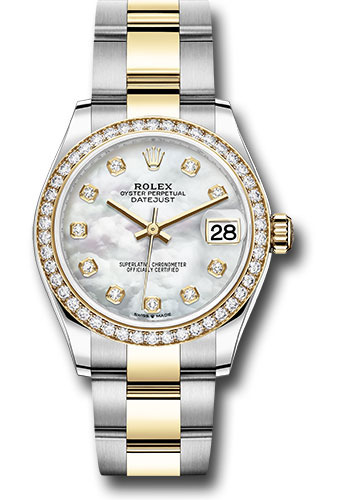 Rolex Watches - Datejust 31 Steel and Yellow Gold - 46 Dia Bezel - Oyster - Style No: 278383RBR mdo