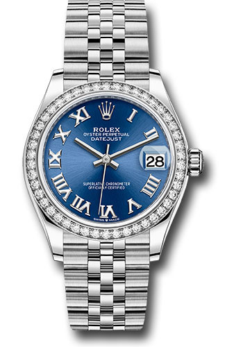 Rolex Watches - Datejust 31 Steel and White Gold - 46 Dia Bezel - Jubilee - Style No: 278384RBR blrj