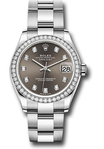 Rolex Watches - Datejust 31 Steel and White Gold - 46 Dia Bezel - Oyster - Style No: 278384RBR dkgdo