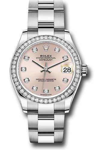 Rolex Watches - Datejust 31 Steel and White Gold - 46 Dia Bezel - Oyster - Style No: 278384RBR pdo