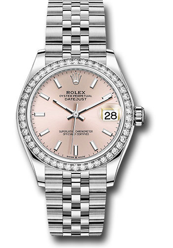 Rolex Watches - Datejust 31 Steel and White Gold - 46 Dia Bezel - Jubilee - Style No: 278384RBR pij