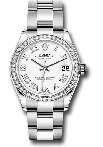 Rolex Watches - Datejust 31 Steel and White Gold - 46 Dia Bezel - Oyster - Style No: 278384RBR wro