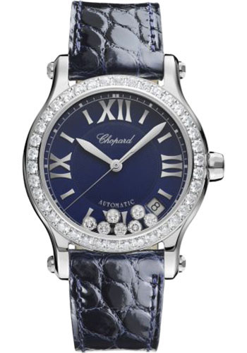 Chopard Watches - Happy Sport Round - 36mm - Stainless Steel - Style No: 278559-3006