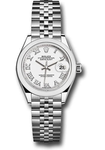 Rolex Watches - Datejust Lady 28 Stainless Steel - Domed Bezel - Jubilee - Style No: 279160 wrj