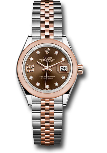 Rolex Watches - Datejust Lady 28 Steel and Everose Gold - Domed Bezel - Jubilee - Style No: 279161 cho9dix8dj