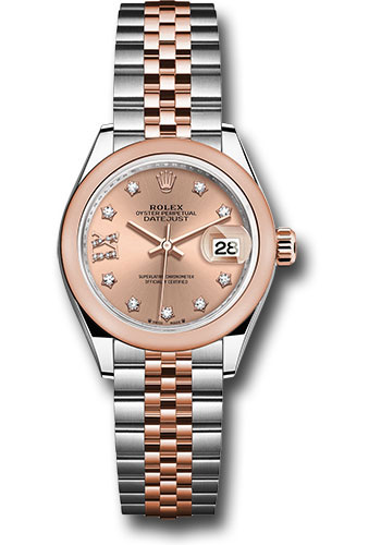 Rolex women's datejust rose gold price sale