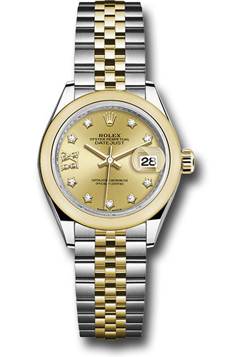 Rolex Watches - Datejust Lady 28 Steel and Yellow Gold - Domed Bezel - Jubilee - Style No: 279163 ch9dix8dj