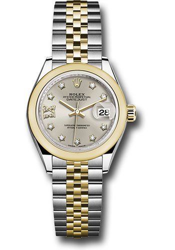 Rolex Watches - Datejust Lady 28 Steel and Yellow Gold - Domed Bezel - Jubilee - Style No: 279163 s9dix8dj