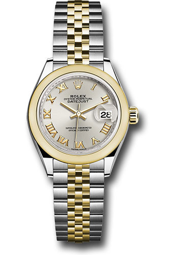 Rolex Watches - Datejust Lady 28 Steel and Yellow Gold - Domed Bezel - Jubilee - Style No: 279163 srj