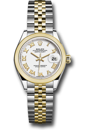 Rolex Watches - Datejust Lady 28 Steel and Yellow Gold - Domed Bezel - Jubilee - Style No: 279163 wrj