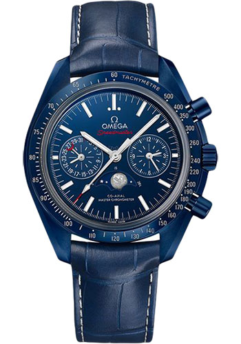 Omega Watches - Speedmaster Moonphase Chronograph 44.25 mm - Blue Ceramic - Style No: 304.93.44.52.03.001