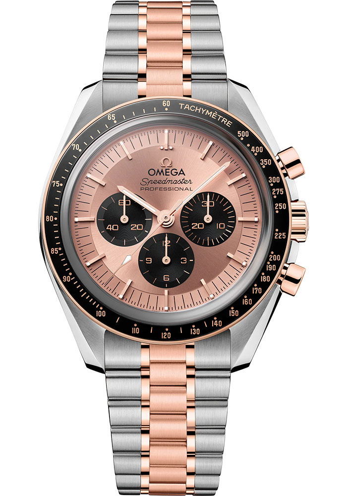 Omega Watches - Speedmaster Moonwatch Professional 42 mm - Steel and Sedna Gold - Style No: 310.20.42.50.99.001