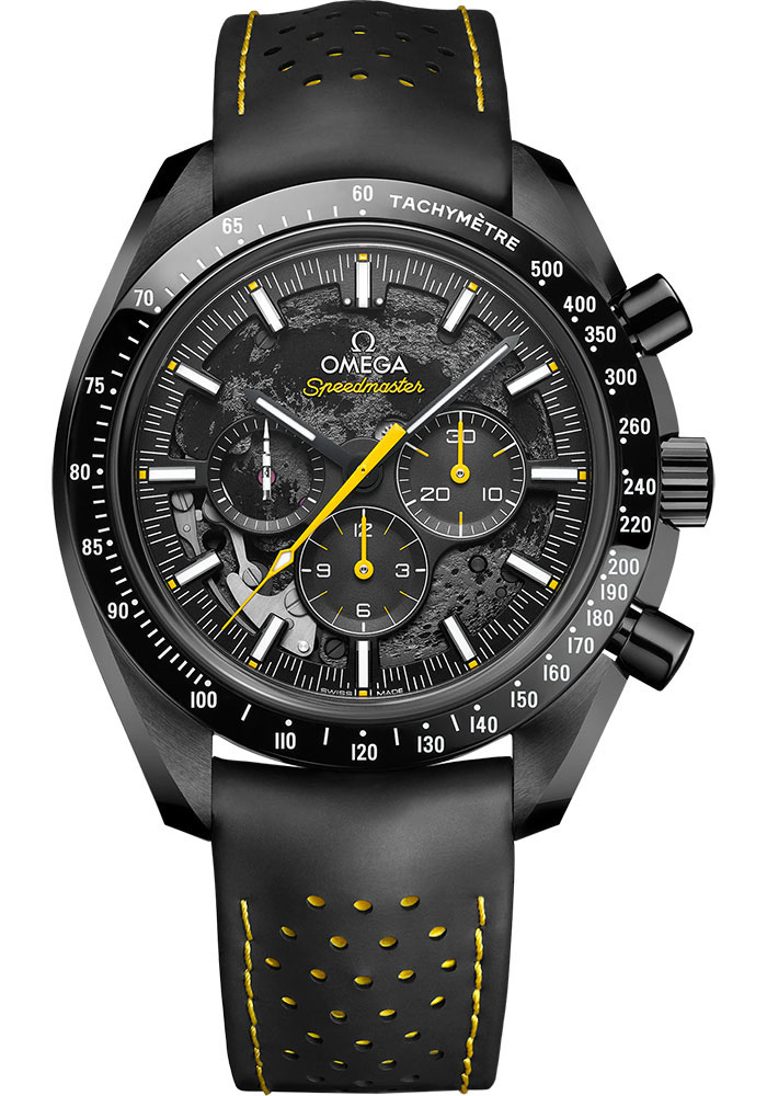 Omega Watches - Speedmaster Moonwatch Co-Axial Chronograph 44.25 mm - Black Ceramic - Style No: 310.92.44.50.01.001