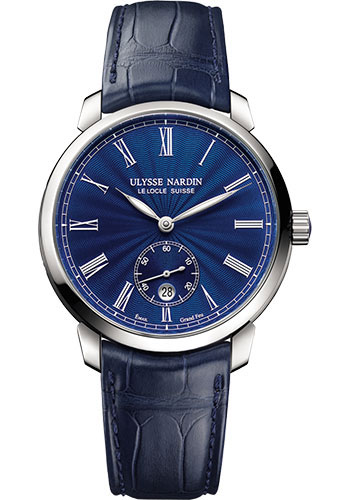 Ulysse Nardin Watches - Classico Automatic - Stainless Steel - Leather Strap - Style No: 3203-136-2/E3