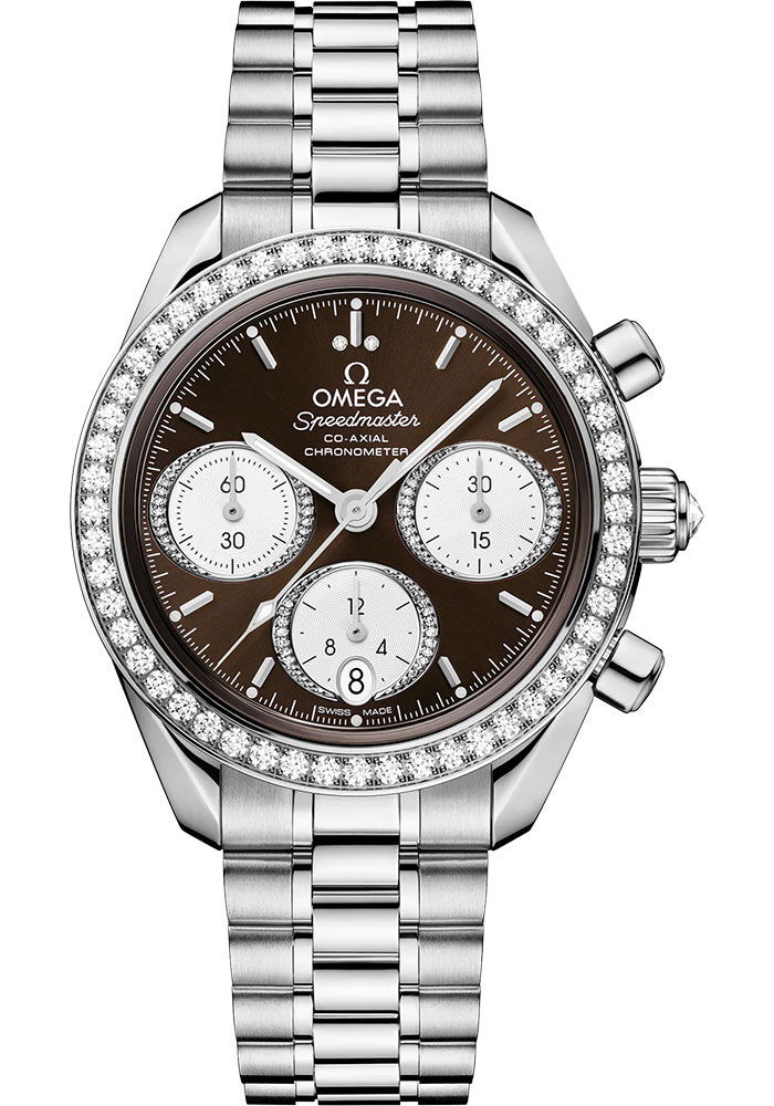 Omega Watches - Speedmaster Chronograph 38 mm - Stainless Steel - Style No: 324.15.38.50.63.001