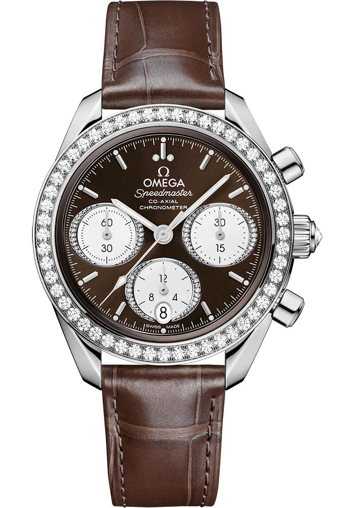 Omega Watches - Speedmaster Chronograph 38 mm - Stainless Steel - Style No: 324.18.38.50.63.001