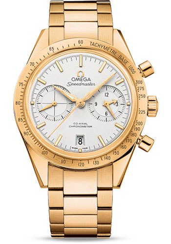 omega chronograph gold