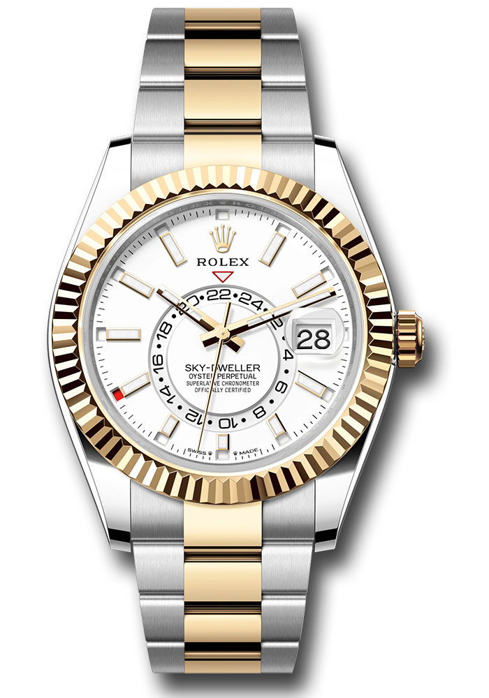 Rolex Watches - Sky-Dweller Stainless Steel and Yellow Gold - Oyster Bracelet - Style No: 336933 wio