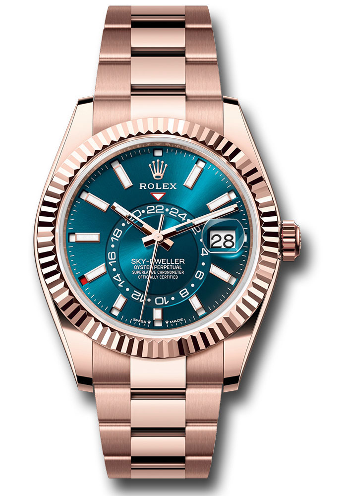 Rolex Watches - Sky-Dweller Everose Gold - Oyster Bracelet - Style No: 336935 bgio