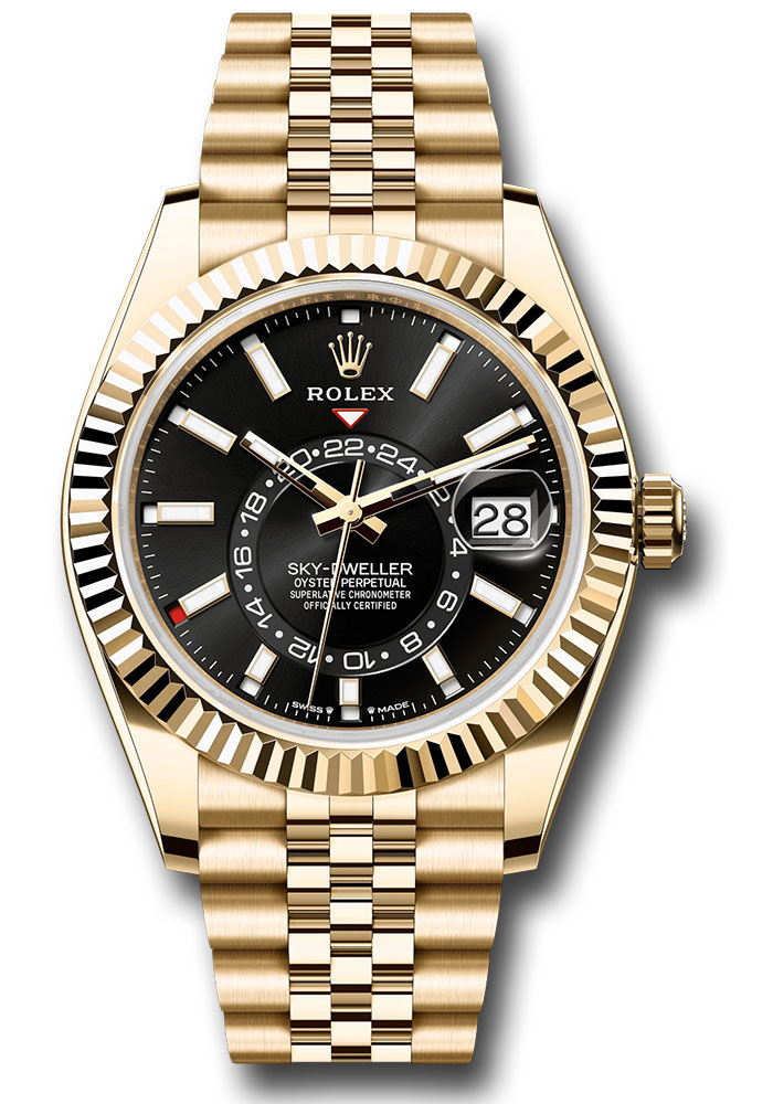 Rolex Watches - Sky-Dweller Yellow Gold - Jubilee Bracelet - Style No: 336938 bkij