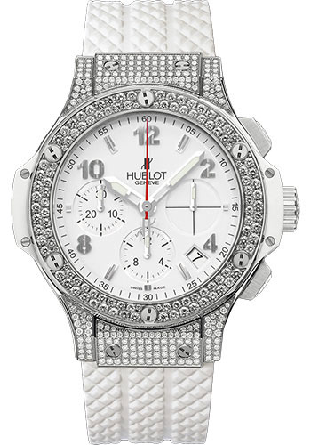 Superb Hublot Big Bang One Click Steel White Diamonds 465.SE.2010.RW.1204 -  Timepiece Bank