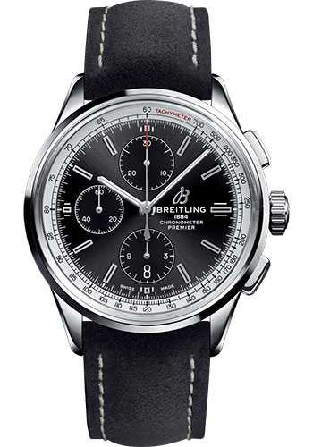 Breitling Premier Chronograph 42 Nubuck Strap - Deployant