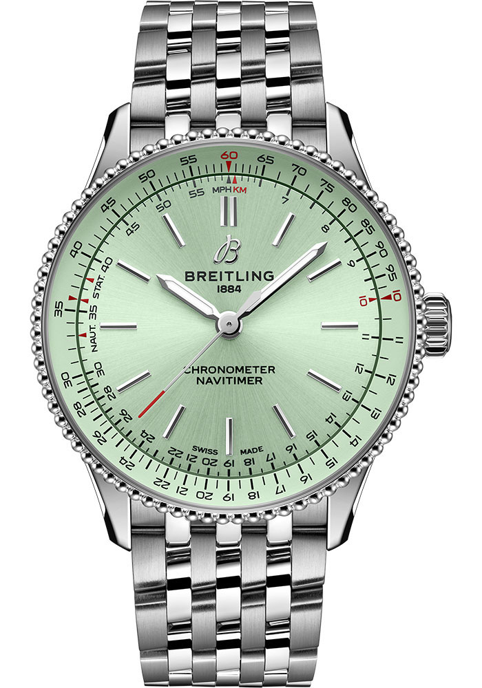 Breitling Watches - Navitimer Automatic 36mm - Stainless Steel - Metal Bracelet - Style No: A17327361L1A1