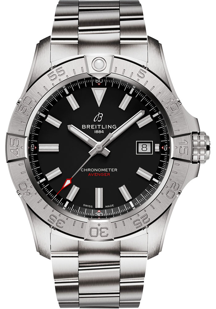 Breitling Watches - Avenger Automatic 42 Stainless Steel - Metal Bracelet - Style No: A17328101B1A1