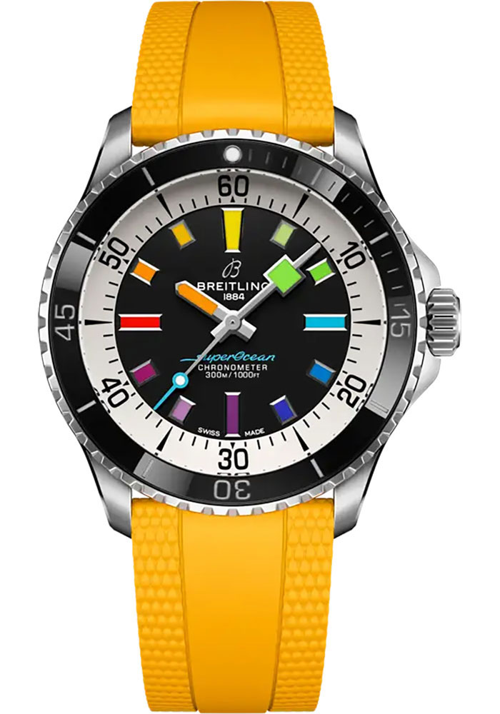 Breitling Watches - Superocean Automatic 42mm - Rubber Strap - Folding Buckle - Style No: A17375211B2S4