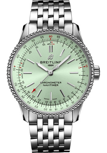 Breitling Watches - Navitimer Automatic 35mm - Stainless Steel - Metal Bracelet - Style No: A17395361L1A1