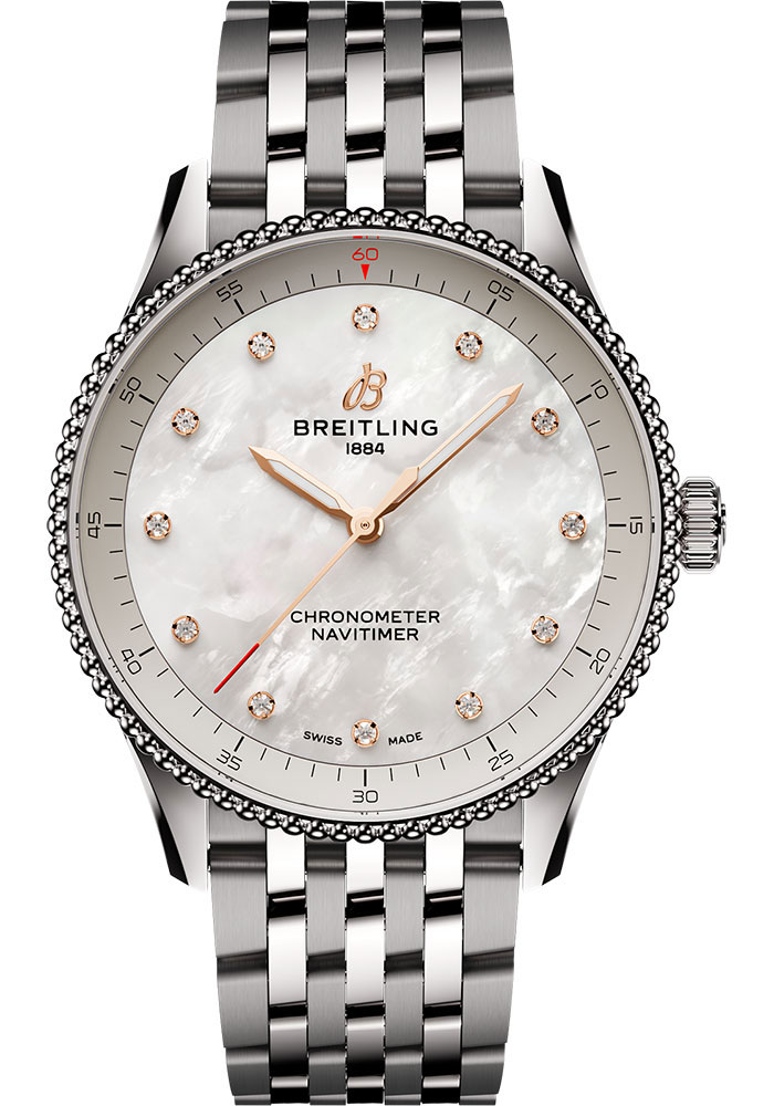 Breitling Watches - Navitimer Stainless Steel - Metal Bracelet - Style No: A77320E61A2A1