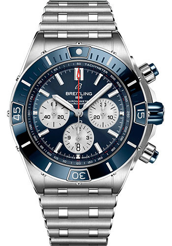 Breitling Watches - Super Chronomat B01 44 Stainless Steel - Metal Bracelet - Style No: AB0136161C1A1
