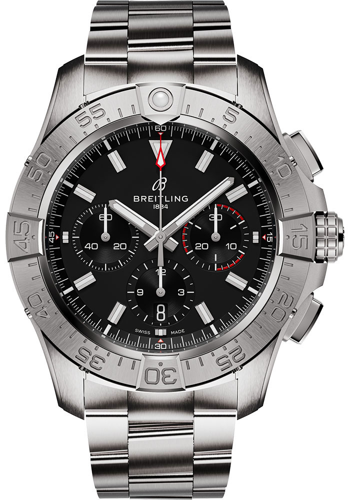 Breitling Watches - Avenger B01 Chronograph 44 Stainless Steel - Metal Bracelet - Style No: AB0147101B1A1