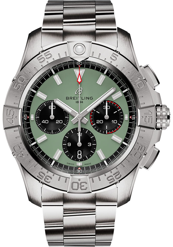 Breitling Watches - Avenger B01 Chronograph 44 Stainless Steel - Metal Bracelet - Style No: AB0147101L1A1