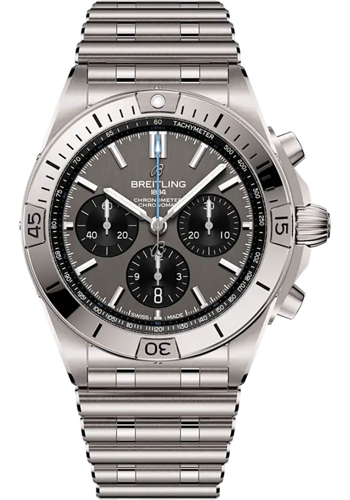 Breitling Watches - Chronomat B01 42 Titanium - Metal Bracelet - Style No: EB0134101M1E1