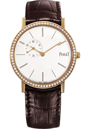 Piaget Watches - Altiplano Ultra-Thin - Mechanical - 34 mm - Rose Gold - Style No: G0A39107