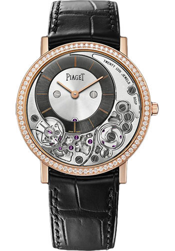 Piaget Watches - Altiplano Ultra-Thin - Mechanical - 38 mm - Rose Gold - Style No: G0A40013