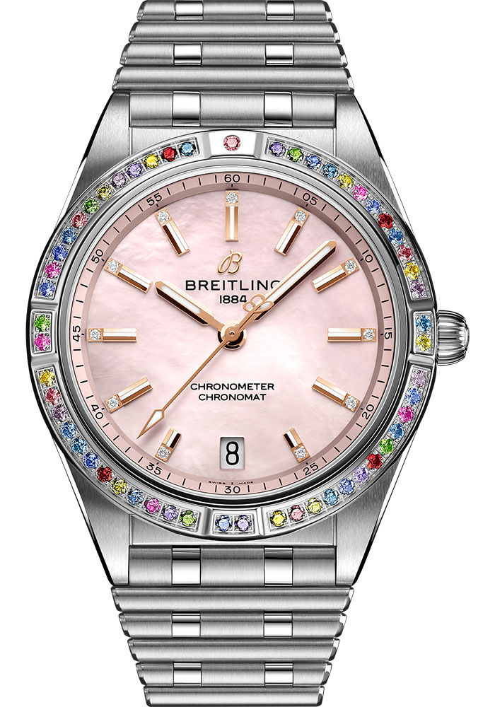 Breitling Watches - Chronomat Automatic 36 Steel and White Gold - Metal Bracelet - Style No: G10380BB1K1G1